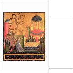 The Altarpiece of St. Francis, detail depicting the Miracle of the Possessed Woman by Giunta Pisano