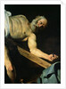 The Crucifixion of St. Peter, detail of St. Peter, 1600-01 by Michelangelo Merisi da Caravaggio