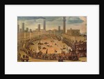 Festival in the Piazza del Campo, Siena by Vincenzo Rustici