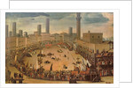 Festival in the Piazza del Campo, Siena by Vincenzo Rustici