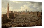 The Palio, Piazza del Campo, Siena by Giuseppe Zocchi