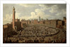 The Palio, Piazza del Campo, Siena by Giuseppe Zocchi