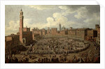 The Palio, Piazza del Campo, Siena by Giuseppe Zocchi
