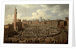 The Palio, Piazza del Campo, Siena by Giuseppe Zocchi