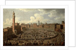 The Palio, Piazza del Campo, Siena by Giuseppe Zocchi