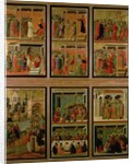 Maesta: eleven scenes from the Passion, 1308-11 by Duccio di Buoninsegna