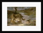 The She-Wolf Suckling Romulus and Remus by Agostino Annibale (1560-1609) & Ludovico (1555-1619) Carracci