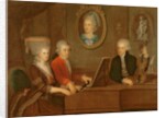 The Mozart family, 1780-81 by Johann Nepomuk della Croce