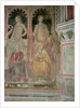 The Church Militant and Triumphant, in the Spanish Chapel, detail of Rhetoric, Cicero, Grammar and Aelius Donatus, 1366-68 by Andrea di Bonaiuto