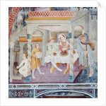 St. James Entering a House during a Meal by Italian School