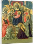 Madonna and Child Enthroned with Angels and Saints by Fra Filippo Lippi