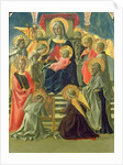 Madonna and Child Enthroned with Angels and Saints by Fra Filippo Lippi