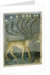 The seven-headed beast coming from the sea, 1360-70 by Giusto di Giovanni de' Menabuoi