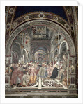 Pope Celestine III Grants Autonomy to the Hospital of Siena, 1442 by Domenico di Bartolo