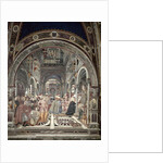 Pope Celestine III Grants Autonomy to the Hospital of Siena, 1442 by Domenico di Bartolo