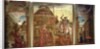 Polyptych depicting St. George and the Dragon and the Annunciation, 1469 by Cosimo Tura