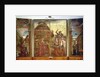 Polyptych depicting St. George and the Dragon and the Annunciation, 1469 by Cosimo Tura