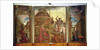 Polyptych depicting St. George and the Dragon and the Annunciation, 1469 by Cosimo Tura