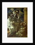 St. Francis in Ecstasy and St. Benedict with an Angel Musician, 1620 by Guercino