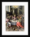 The Last Supper, 1611 by Denys Calvaert or Calvart