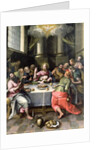 The Last Supper, 1611 by Denys Calvaert or Calvart