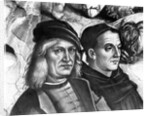 Portrait of Luca Signorelli and Fra Angelico by Luca Signorelli