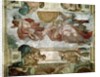 Sistine Chapel Ceiling: Creation of the Sun and Moon, 1508-12 by Michelangelo Buonarroti