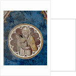 A Bishop saint, detail of the fourth span of the ceiling by Agostino di Marsiglio