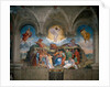 Transfiguration of Christ, painted on a piece of the wall in the sacristy by Girolamo da Carpi