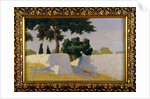 Landscape with white walls by Damaso Bianchi