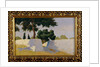 Landscape with white walls by Damaso Bianchi