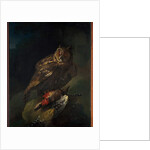 An owl with its prey by Unknown Artist