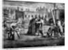 One of the miracles of St. Bartholomew, who prevents a column from falling, 1610 by Domenichino