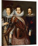 Portrait of Marie Madeleine of Austria, Cosimo II and Ferdinand II de Medici, c.1640 by Justus Sustermans