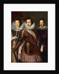 Portrait of Marie Madeleine of Austria, Cosimo II and Ferdinand II de Medici, c.1640 by Justus Sustermans