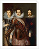 Portrait of Marie Madeleine of Austria, Cosimo II and Ferdinand II de Medici, c.1640 by Justus Sustermans