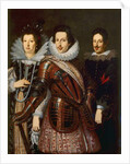 Portrait of Marie Madeleine of Austria, Cosimo II and Ferdinand II de Medici, c.1640 by Justus Sustermans