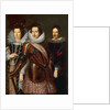 Portrait of Marie Madeleine of Austria, Cosimo II and Ferdinand II de Medici, c.1640 by Justus Sustermans