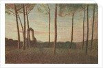Landscape of the Villa Borghese, 1906 by Giuseppe Pellizza da Volpedo