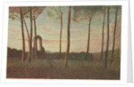 Landscape of the Villa Borghese, 1906 by Giuseppe Pellizza da Volpedo