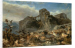 Animals Leaving the Ark, Mount Ararat by Filippo Palizzi