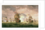 Rodney's Victory off Cape St. Vincent by Thomas Luny