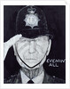 Portrait of Jack Warner as Dixon of Dock Green by Barry Fantoni