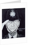 Portrait of Jack Warner as Dixon of Dock Green by Barry Fantoni