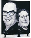 Portrait of Morecambe and Wise by Barry Fantoni