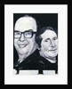 Portrait of Morecambe and Wise by Barry Fantoni