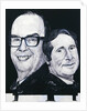 Portrait of Morecambe and Wise by Barry Fantoni