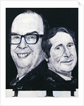 Portrait of Morecambe and Wise by Barry Fantoni