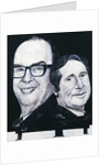 Portrait of Morecambe and Wise by Barry Fantoni