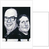 Portrait of Morecambe and Wise by Barry Fantoni